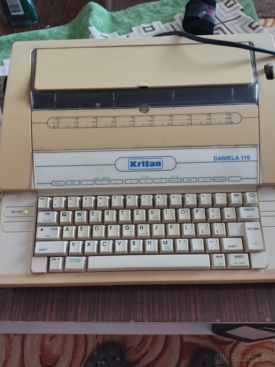 Predám písací stroj Daniela