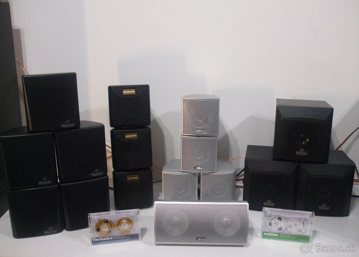 HiFi SATELITNE repro MAGNAT, CANTON, QUADRAL 2-PASMOVE, AB10