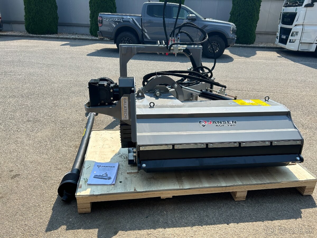 Priekopový mulčovač JANSEN AGF-140 s kardánovým hriadeľom