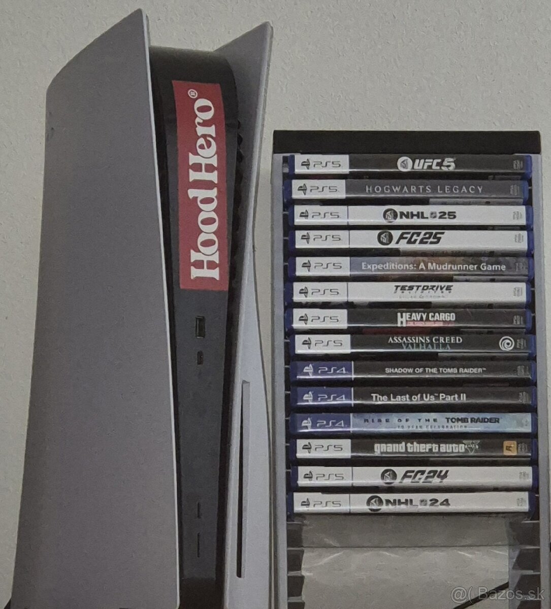 PS5 1TB + 17HIER + VOLANT + PEDÁLE PS5 + 1x DUAL SHOCK