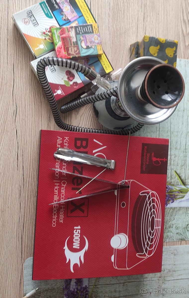 Vodná fajka+príslušenstvo