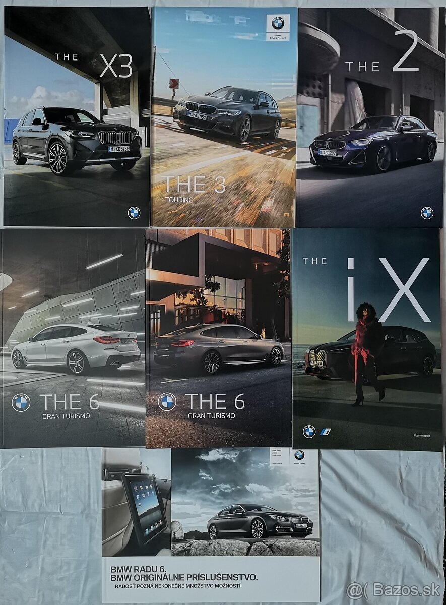 🔥 PREDÁM ZBIERKU ORIGINÁLNE 📘 BMW KATALÓGY / PROSPEKTY
