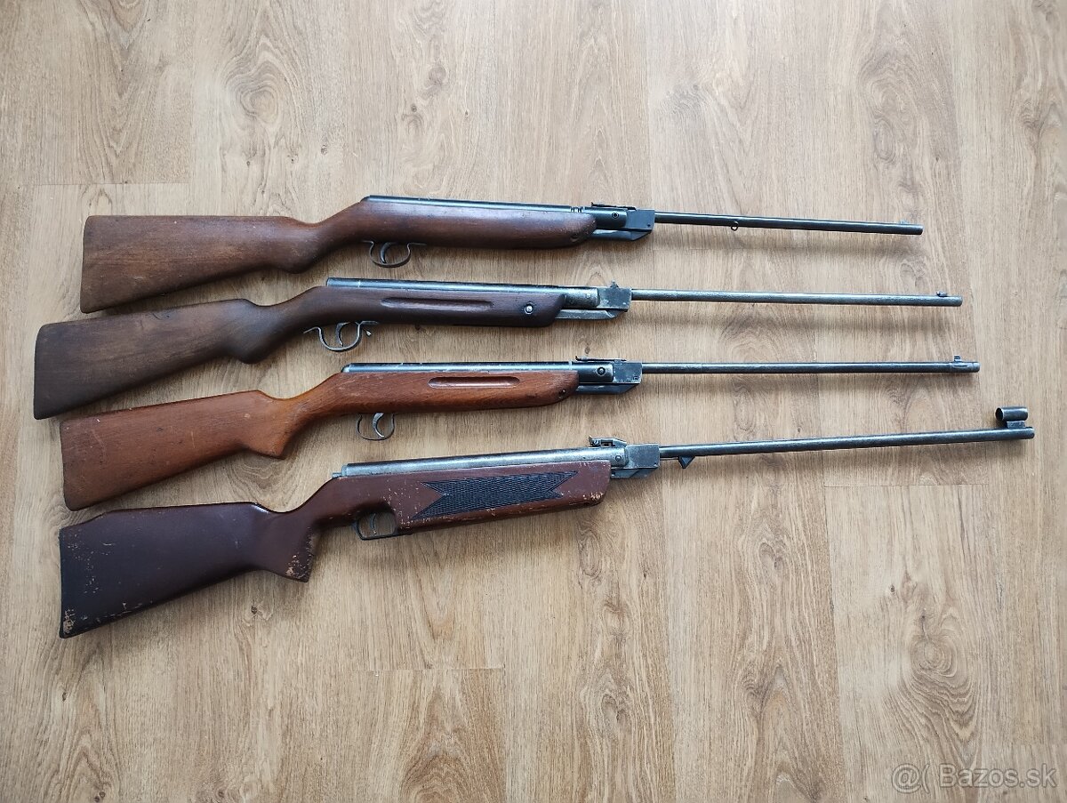 Starožitné vzduchovky SLAVIA 631, Slavia 620, DUO Opočno