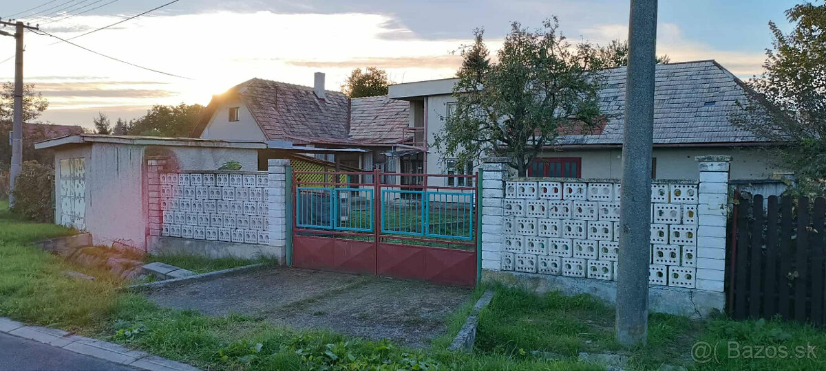 Rodinný dom na predaj len 2 km od kúpeľného mesta Dudince