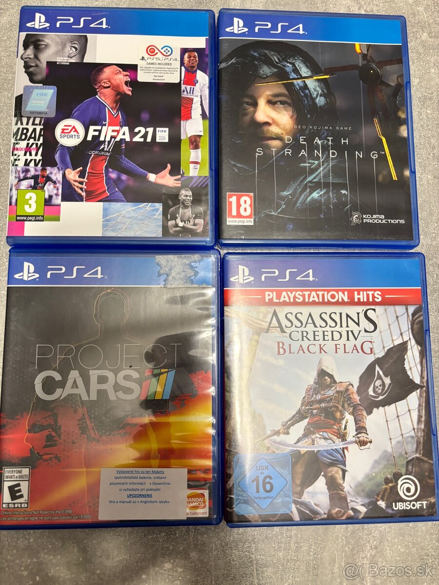 ❗️playstation PS4hry - cena za 1 ks 11€❗️