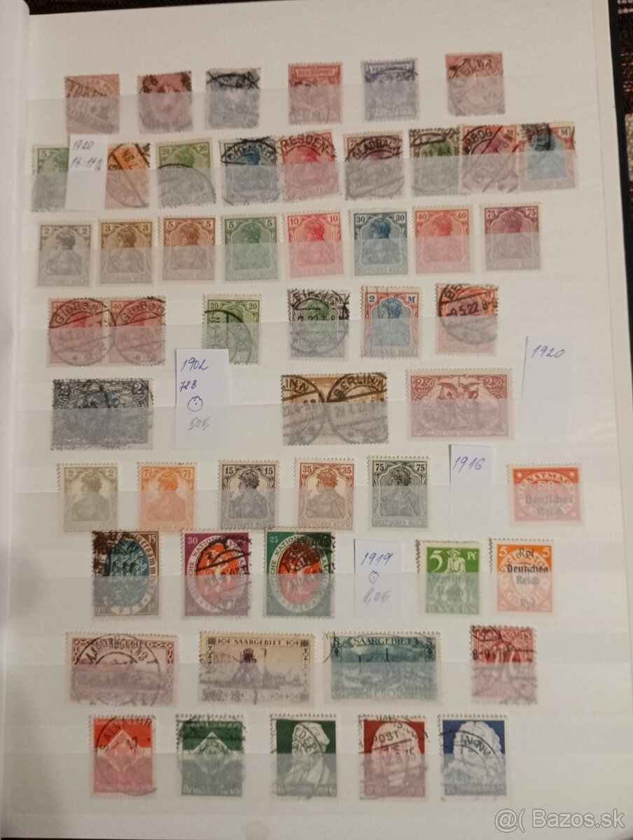 Známky Nemecko reich