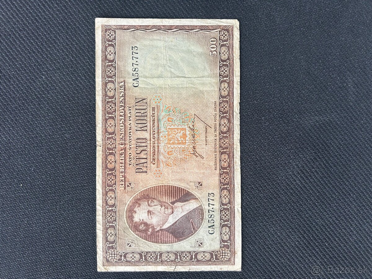 500 Kčs 1945