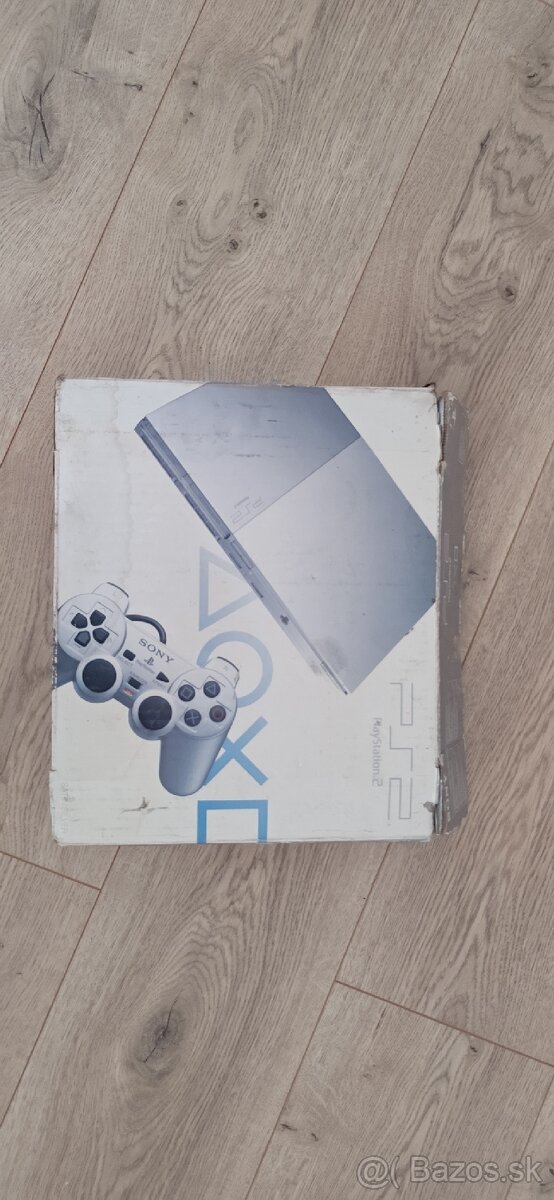 Playstation 2 silver box