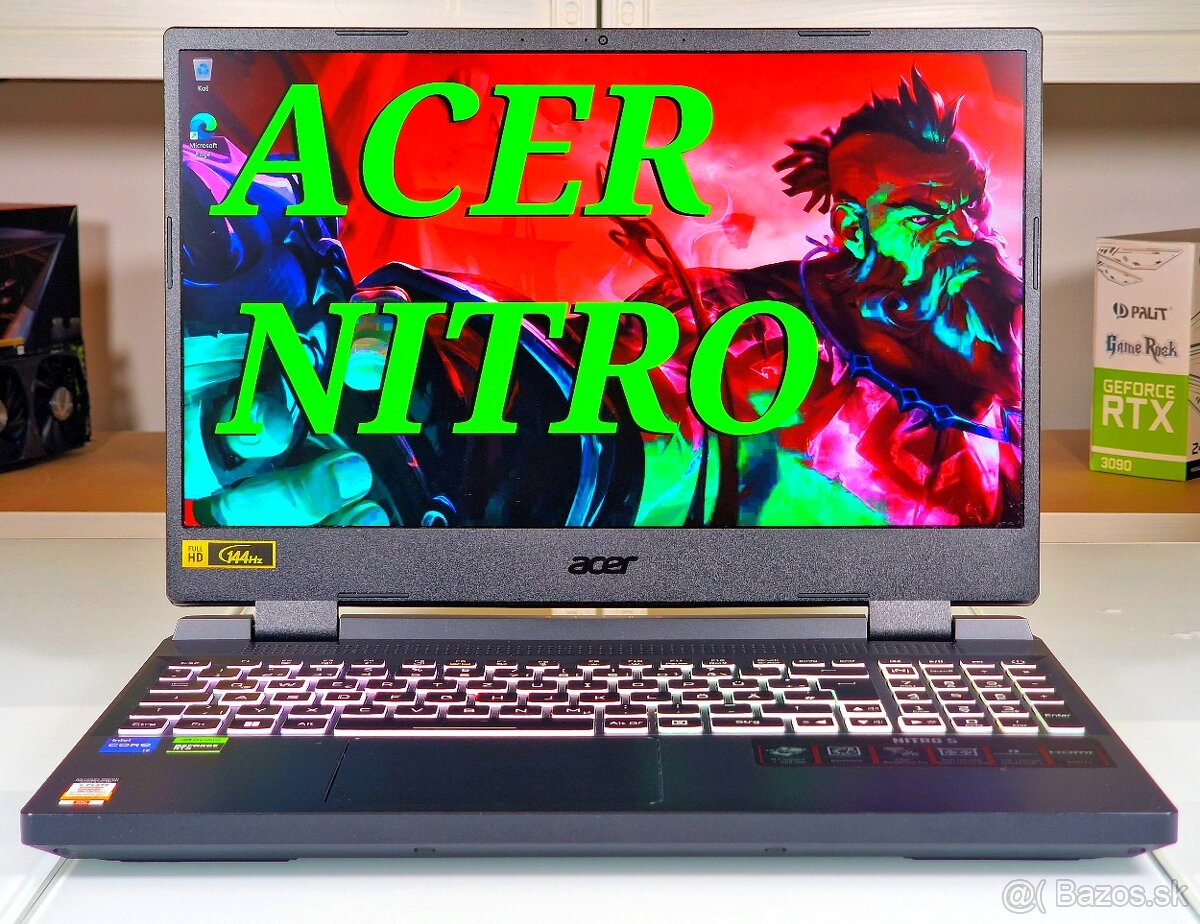 Herný notebook ACER NITRO | RTX 4060 MUX | i7-12650 | DDR5