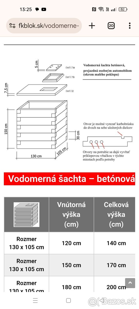 vodomerna sachta - nova, nepouzita