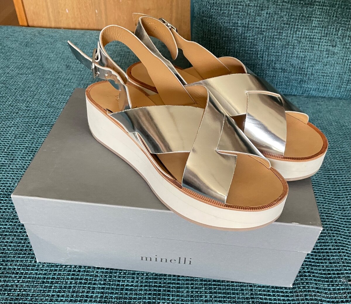 Krásne nové sandále Minelli,39,celokožené,22€
