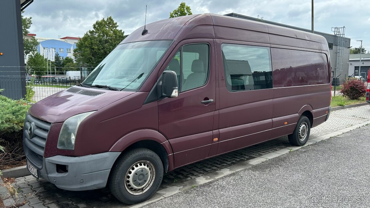VW Crafter 2.5 TDI 🍬 – 6 miest, po servise a STK