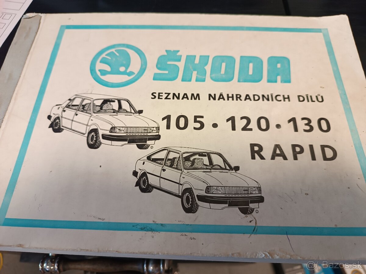 Katalóg náhradných dielov Škoda 105,120