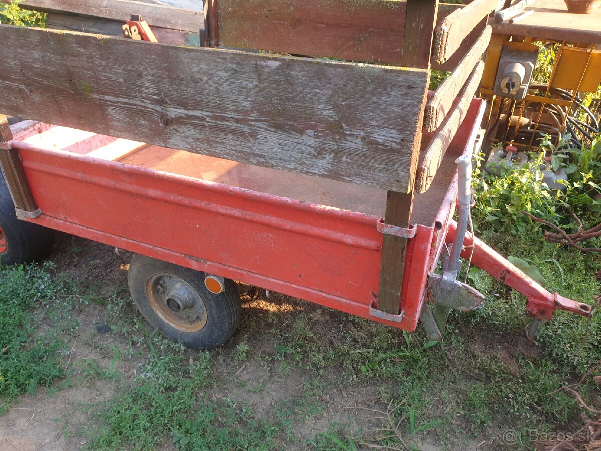 vlečka za malotraktor mini