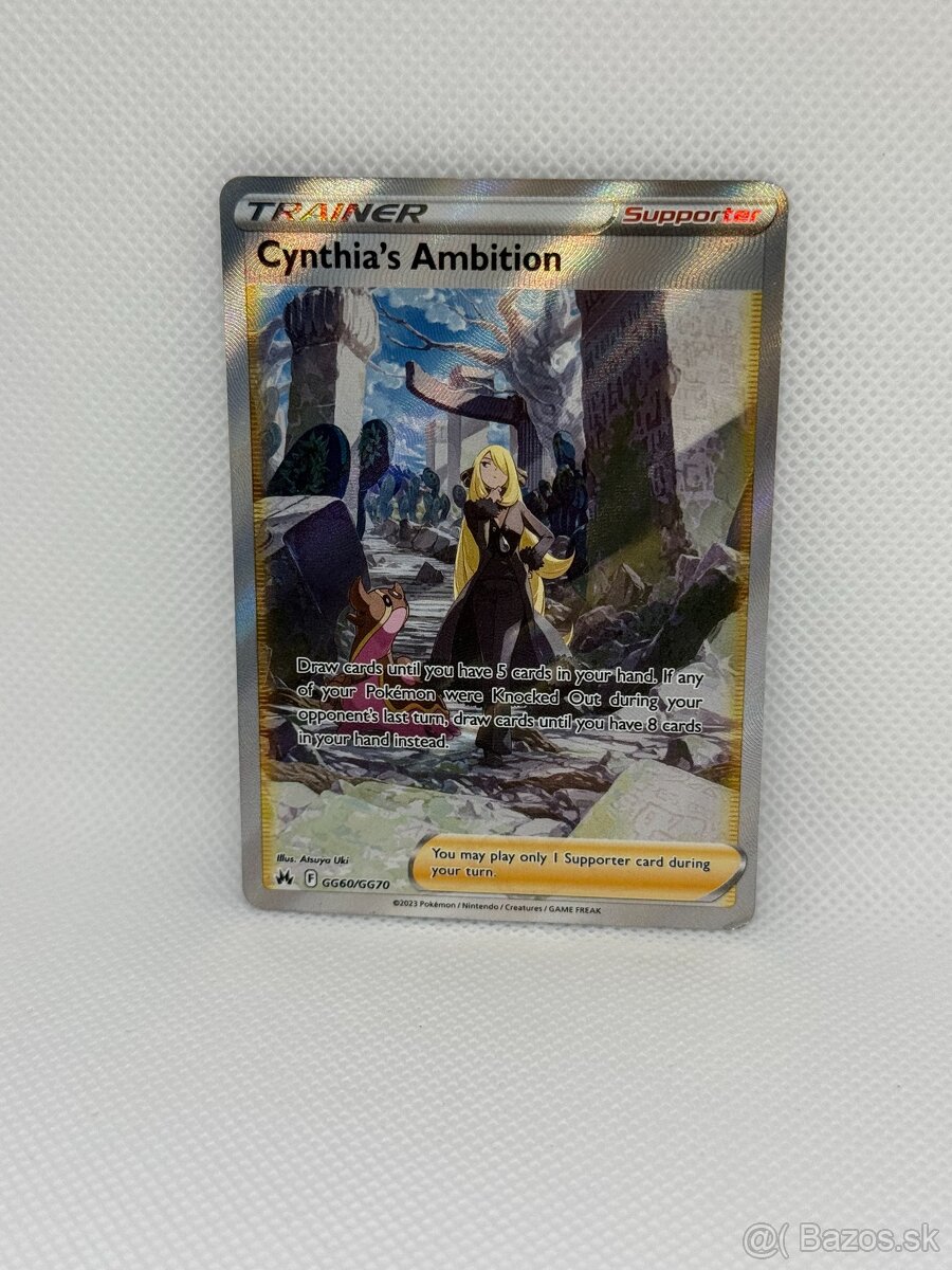 Pokémon karta Cynthia’s Ambition GG60 – Crown Zenith