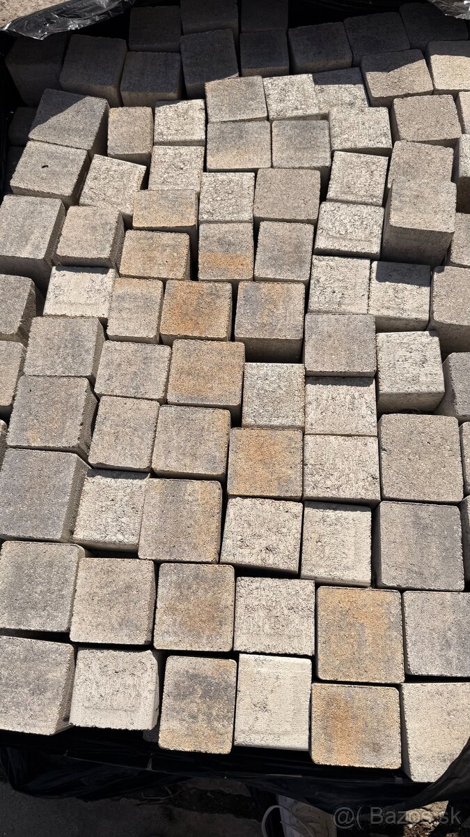 zámková dlažba kocka hrubka 8cm