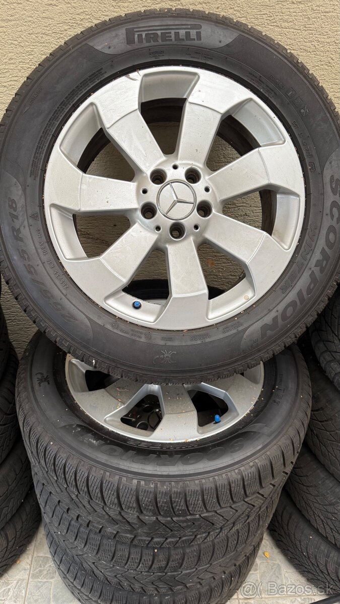 Komplet zimné kolesa Mercedes ML w166 255/55/18