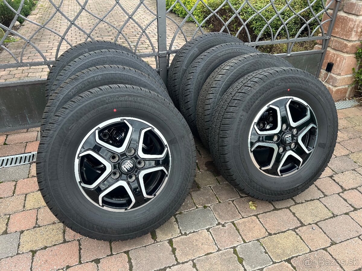 Fiat Ducato alu kolesa se zimní pneumatikami