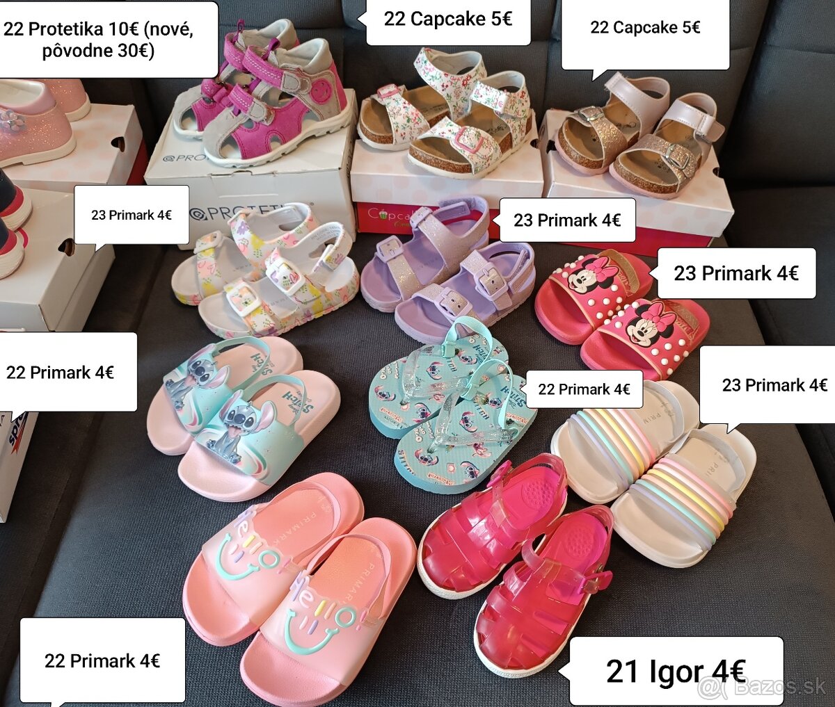 Topánky pre dievcatko 20, 21, 22 a 23