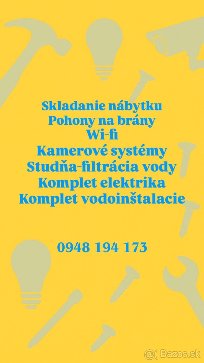 Hodinový manžel Záhorie-internet, kamery