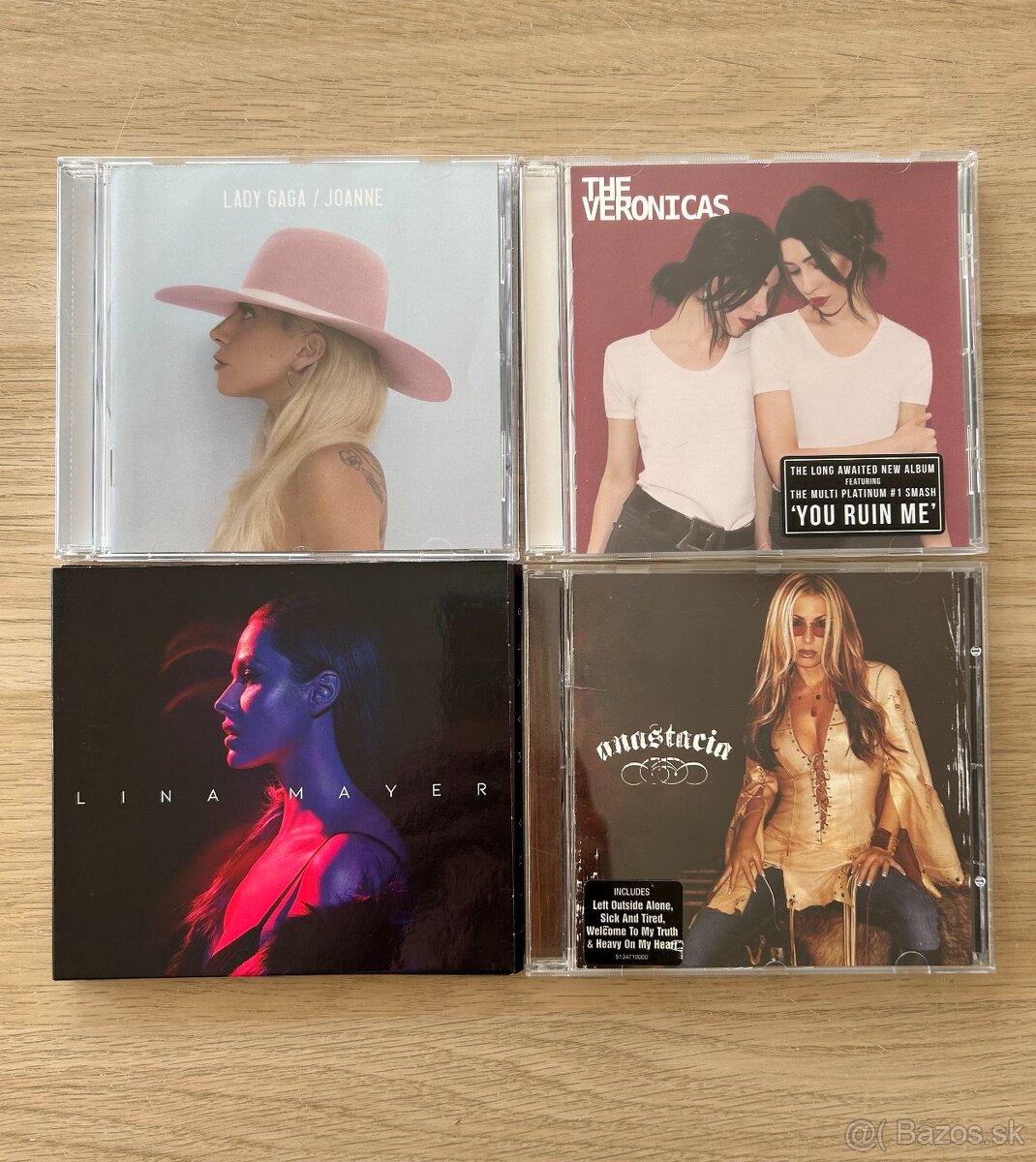 CD Lady Gaga, The Veronicas, Lina Mayer, Anastacia