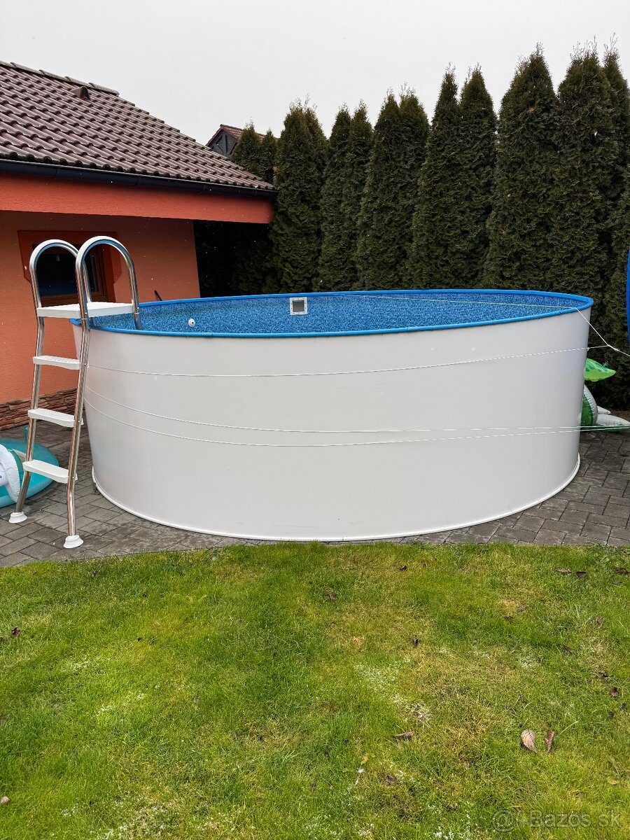 Bazen ibiza 1,2m vyska 4m priemer perfektny stav