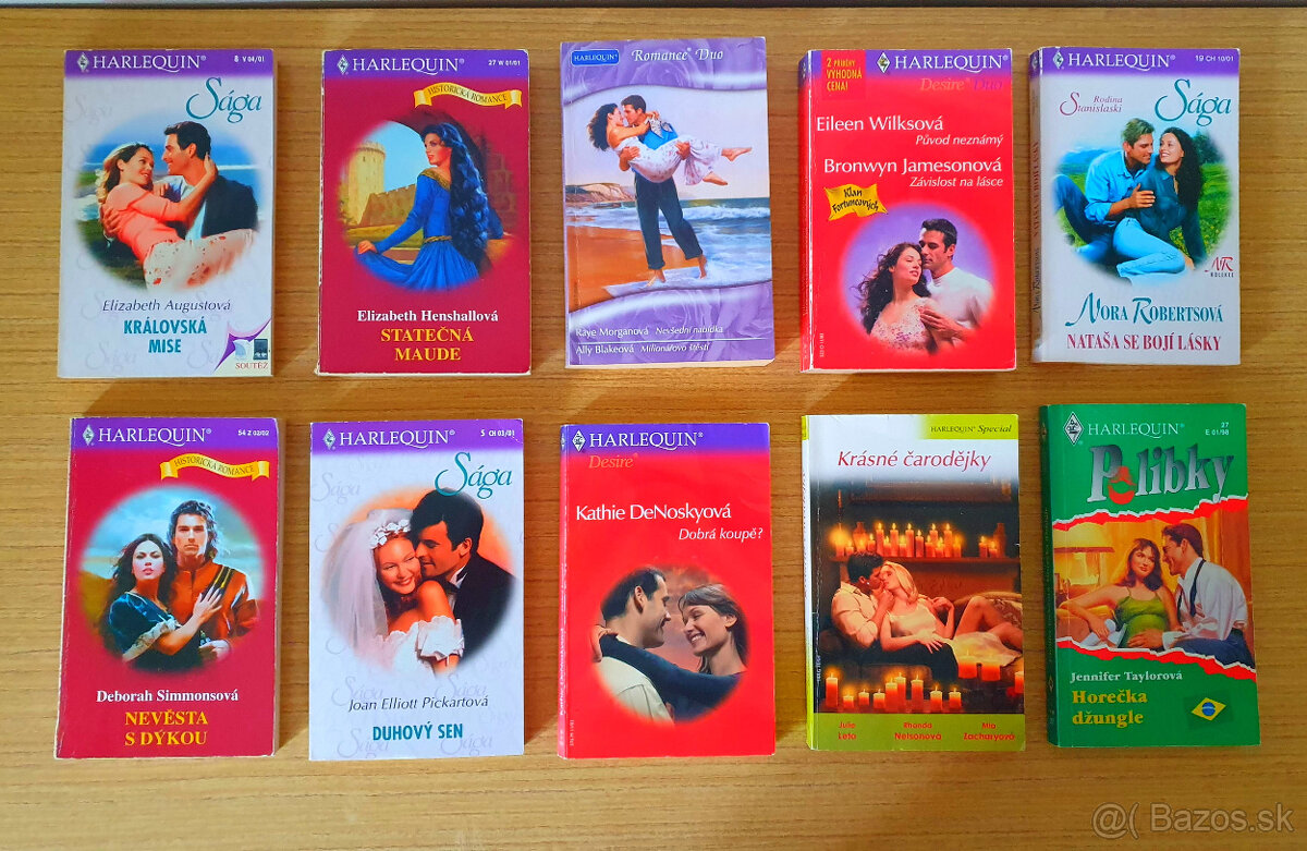 Knihy Harlequin za 0,20 EUR :