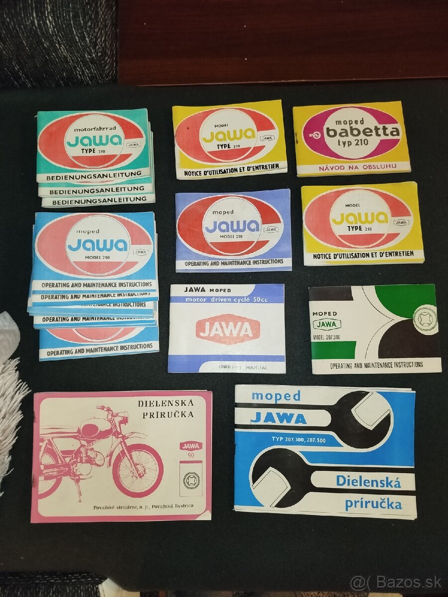 Príručky jawa 50 a iné