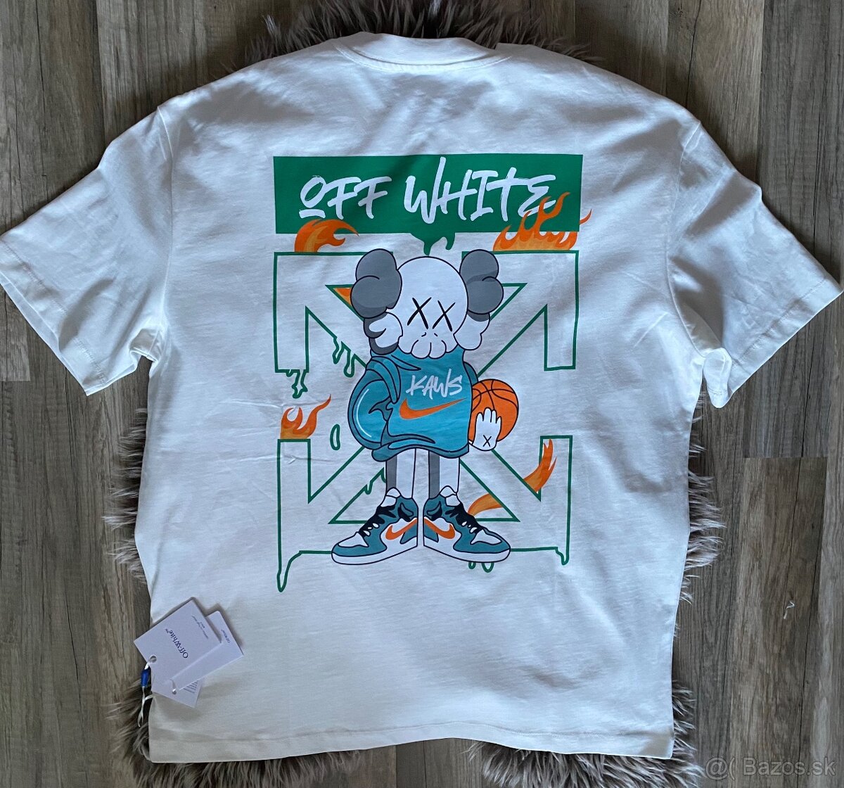 Tričko offwhite L