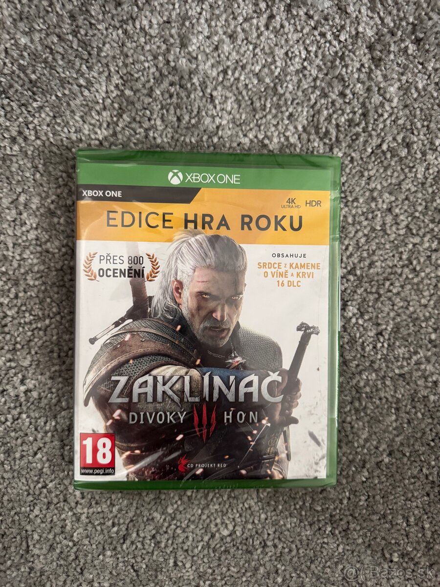 Zaklínač 3 Edice Hra Roku NOVÁ Xbox One