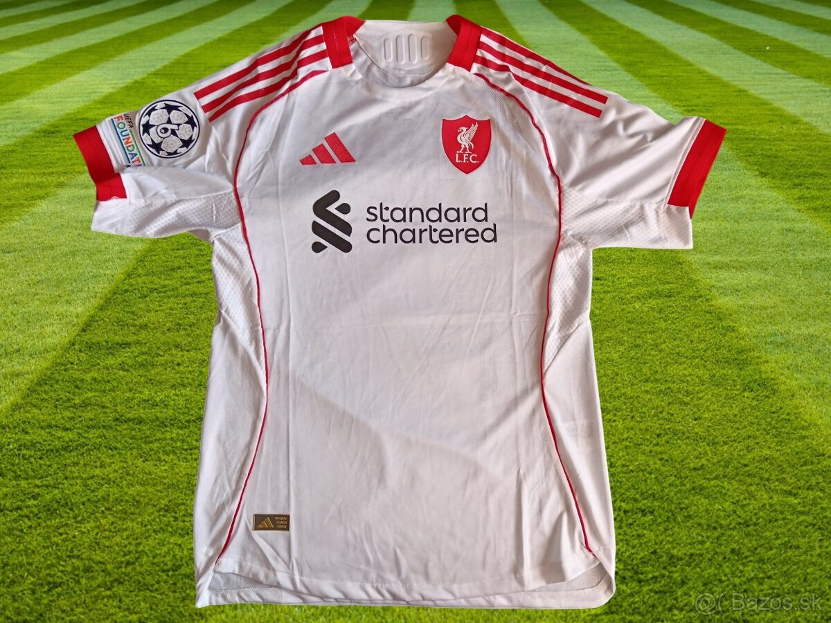 futbalový dres Liverpol FC 25/26 white Authentic