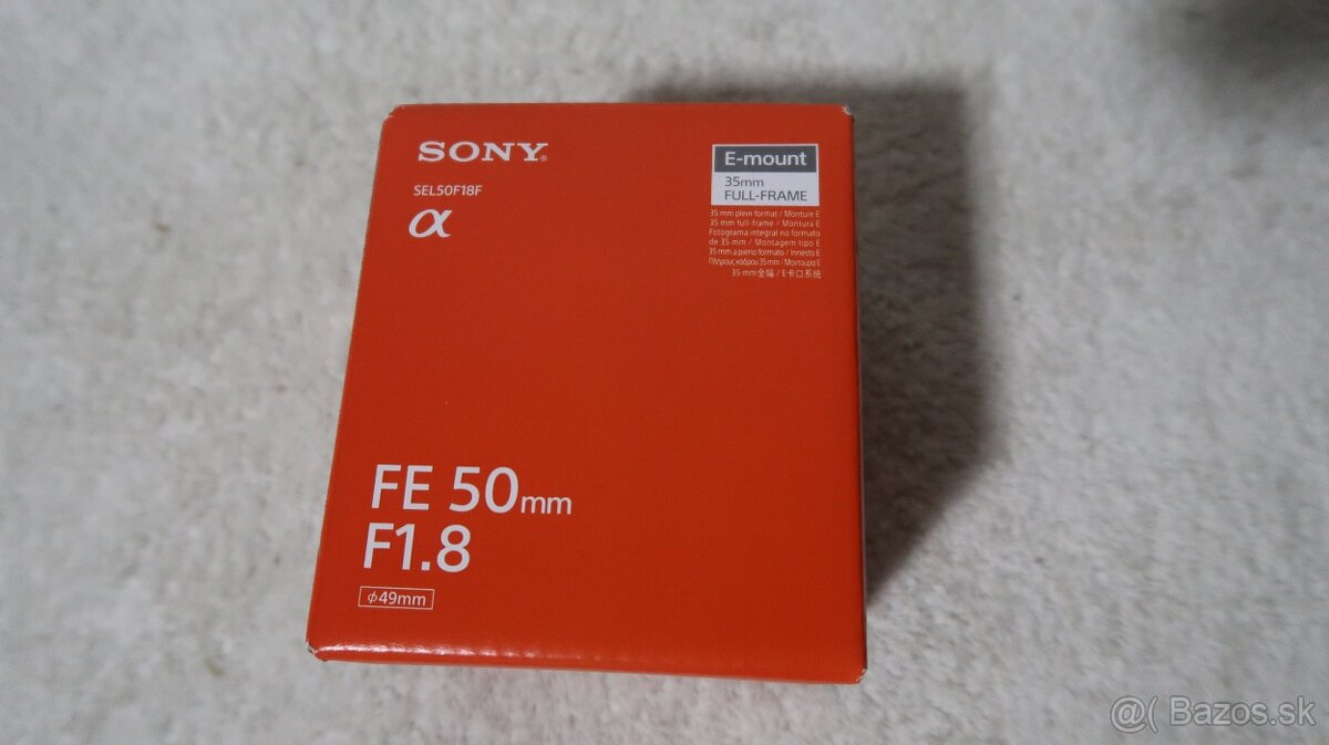 Sony FE 50 f1,8