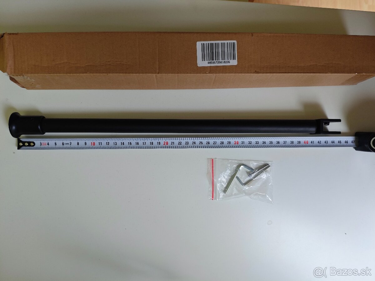 Stabilizačná tyč / sprchová vzpera ku sklu-  zvislá