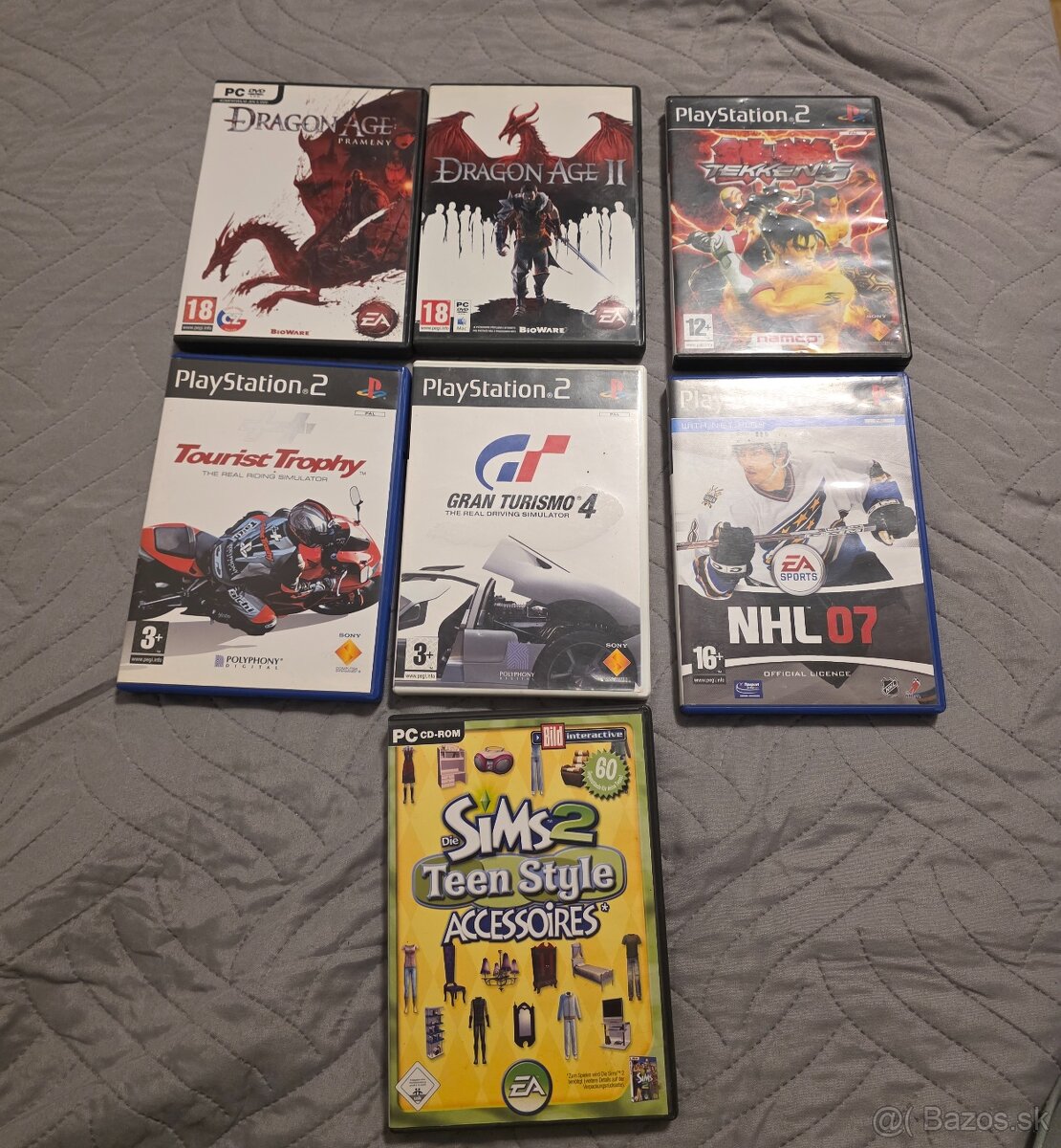 Predám hry na pc a ps2