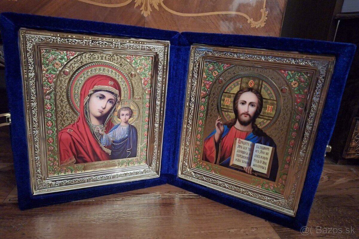 Ikona Panna Mária a Ježiš, stredná