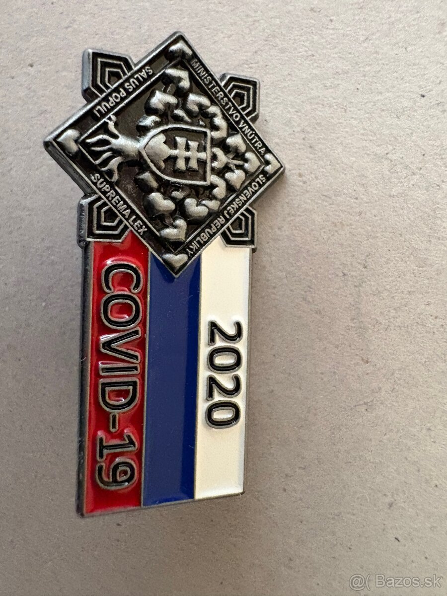 Pamätny odznak Ministerstva vnutra SR COVID 19