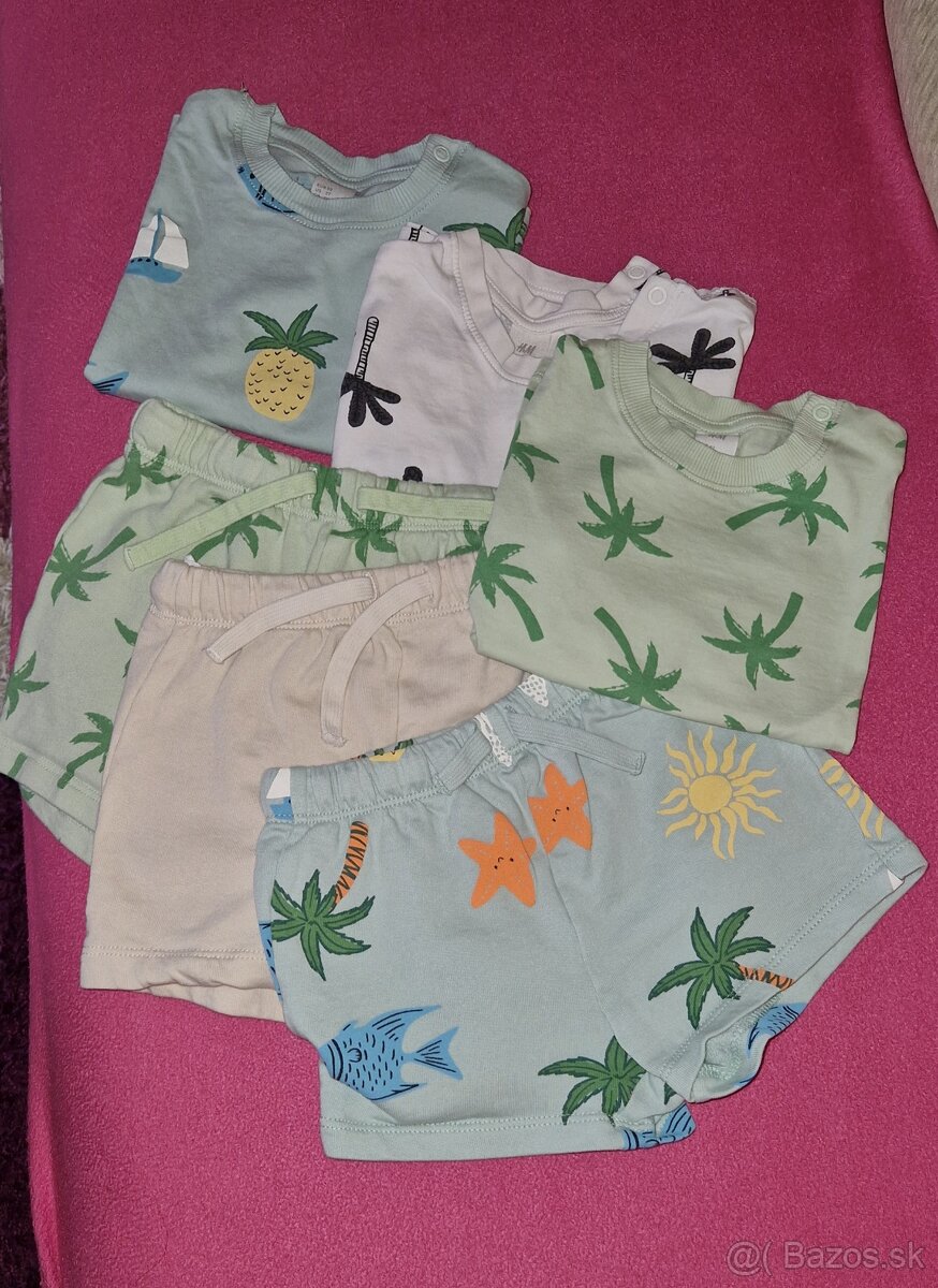 Šortky a tričká H&M, v.92