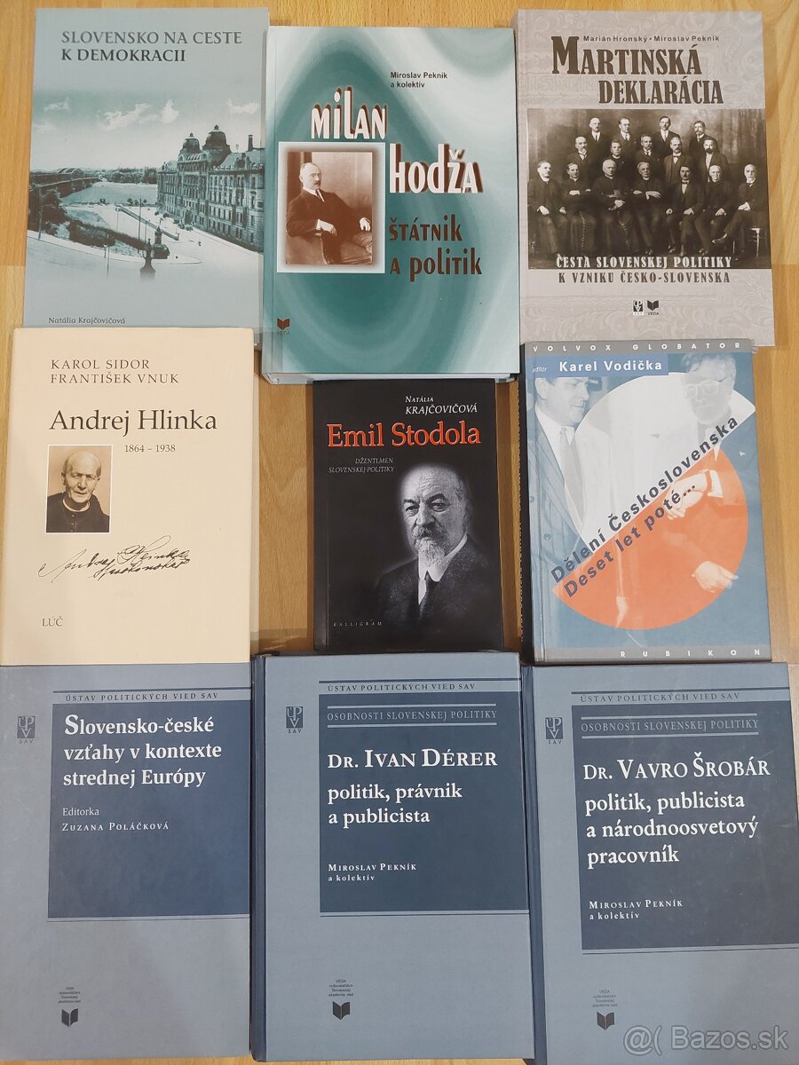 Politologia-Andrej Hlinka, Hodža atd...