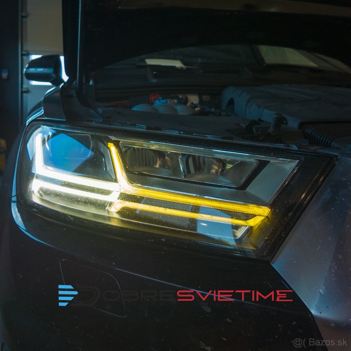 Audi Q7 LED denné svietenie