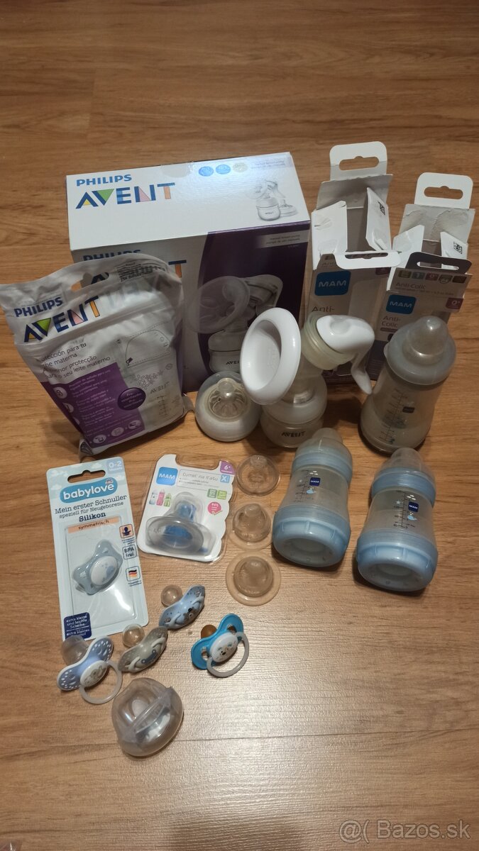 Philips Avent odsávačka mlieka+ sterilizátor+ fľaše