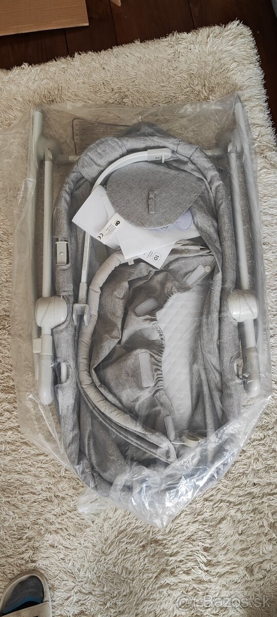Postielka KINDERKRAFT Lehátko 5v1 Nola Stone Grey