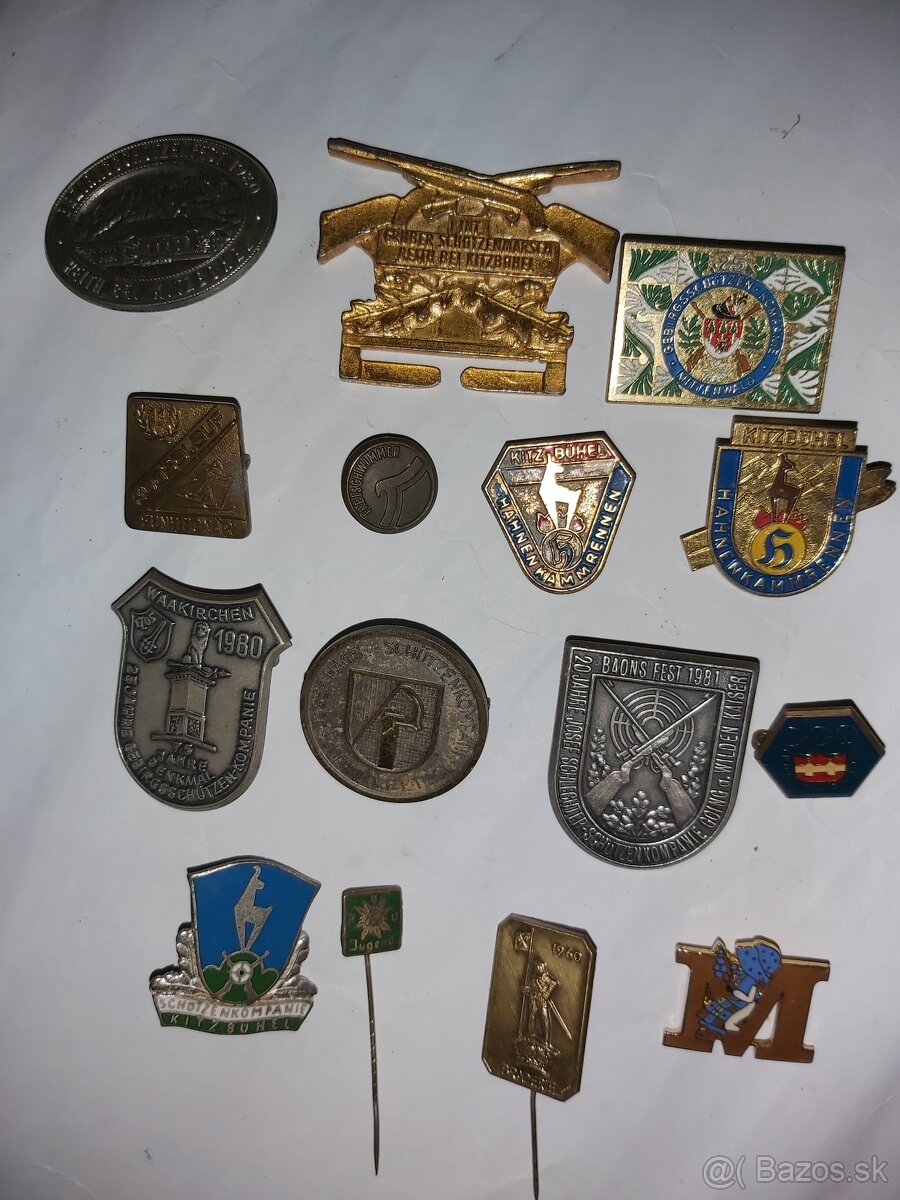 Set rakúskych odznakov