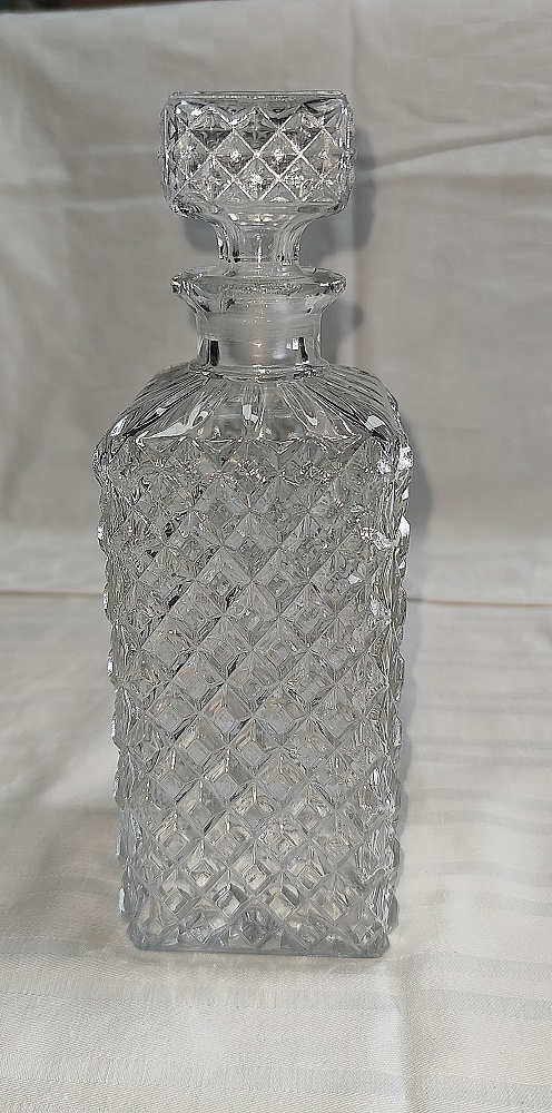 Krištáľová retro karafa na whisky