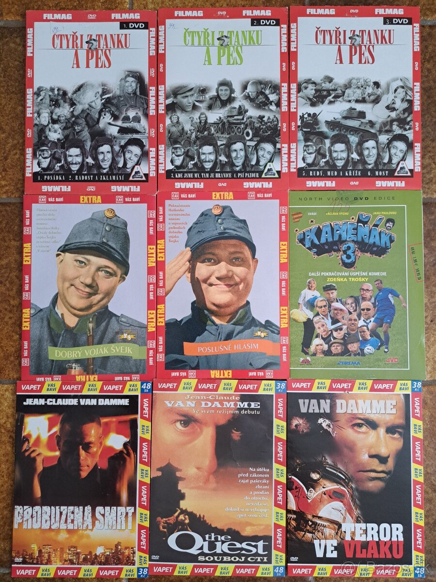 Rôzne DVD