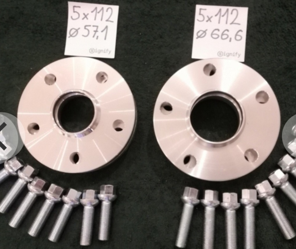 Predám Rozsirovacie podlozky duralové 5x112 aj 5x120