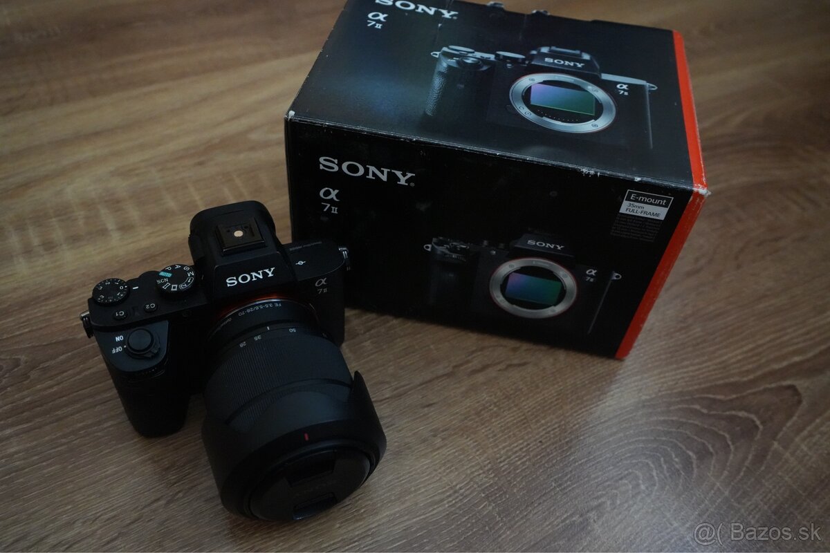 Predám Sony a7 II + setový objektív