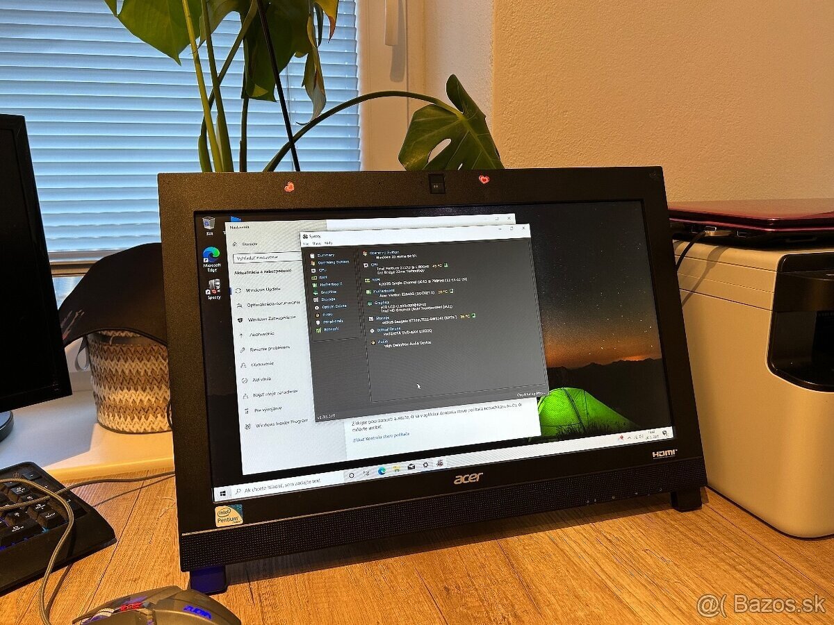 All in one Acer Veriton z2640G-Všetko v obrazovke s 20"HD