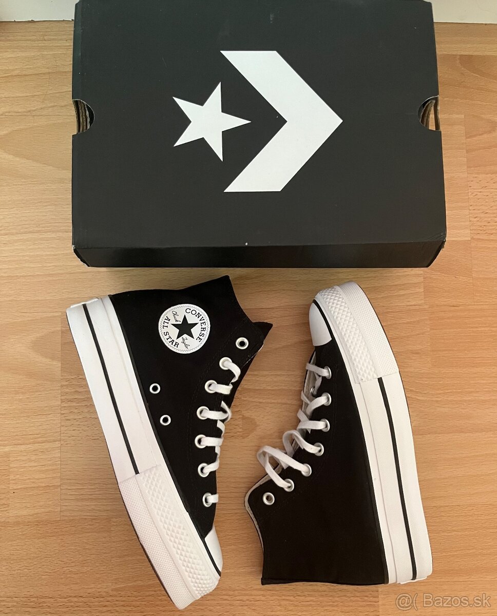 Converse Chuck Taylor All Star Lift Hi čierne