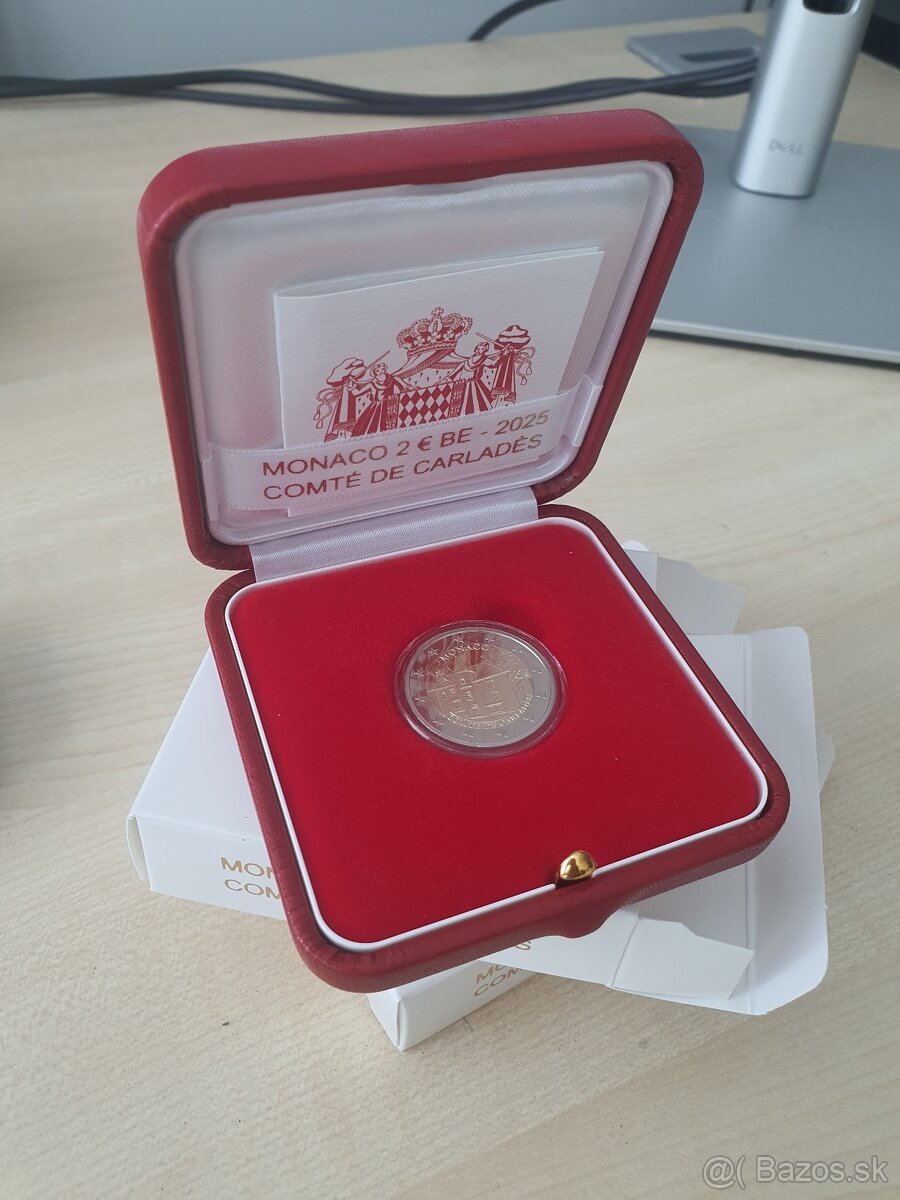 2 Euro Monako 2025 - Comte de Carlades - proof