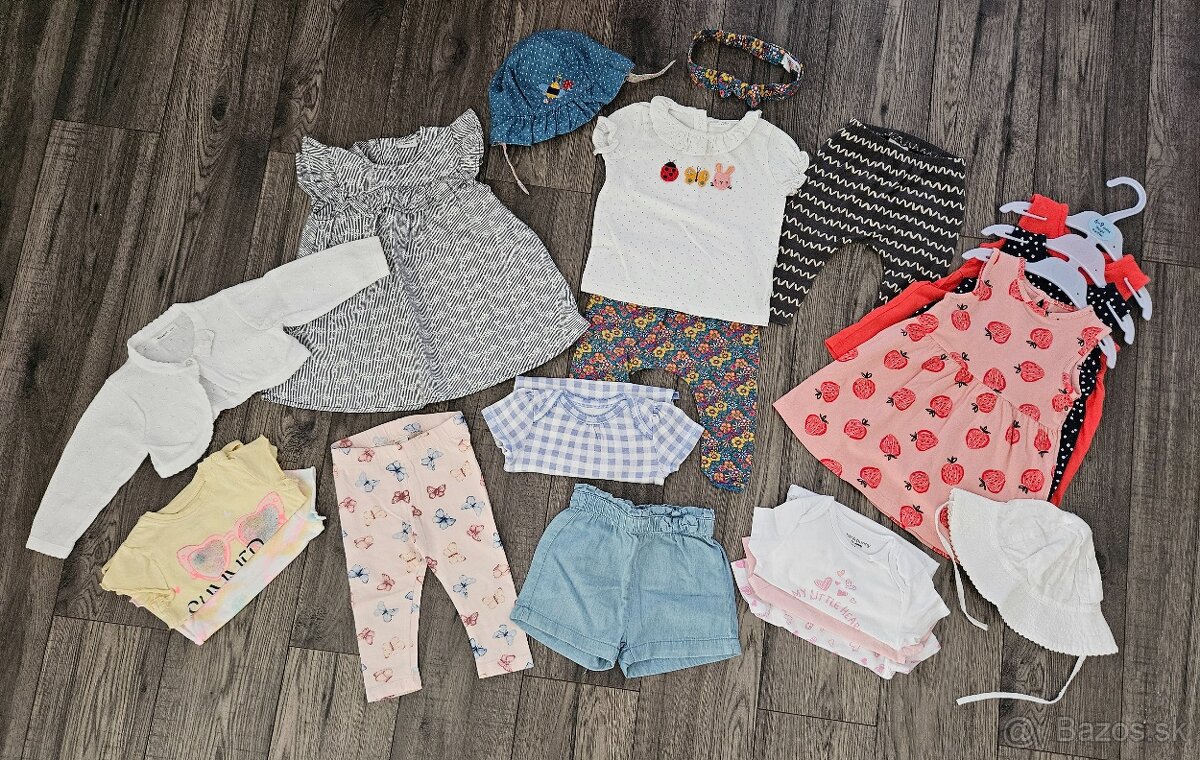 Balík letného oblečenia pre dievčatko 74